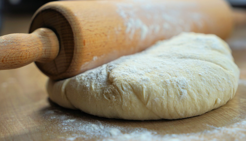 Flour and Raw Yeast Dough